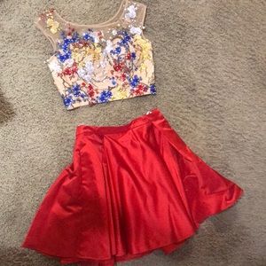 2 piece dress